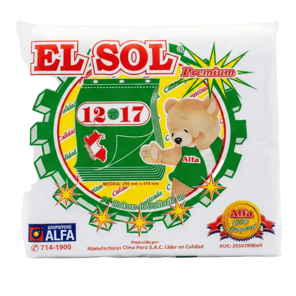 Bolsa El Sol Premium 12 x 17